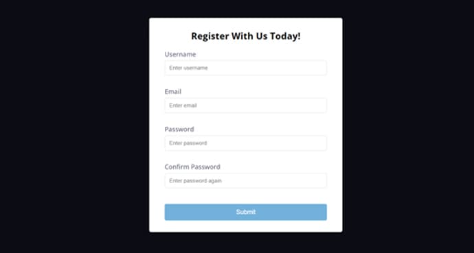 JavaScript Form Validator