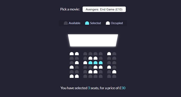 Cinema Seat Booking App